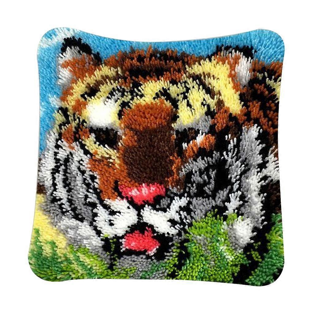 1 Set DIY Latch Hook Kits with Animals Pattern for Cross Stitch Lovers ZD73