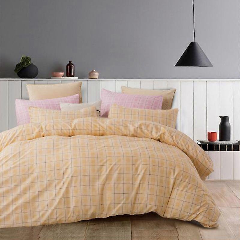 MIMIGO Comforter Set Twin 3 Piece Bed Sets Ultra Soft Microfiber Bedding For Bedroom Twin/Queen/king Size Quilt Set with Pillow Shams, Lightweight Be