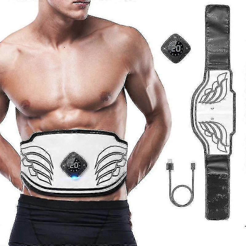 Electronic Abs Toning Training Belt Ems Abdominal Trainer Waist Trimmer Muscle