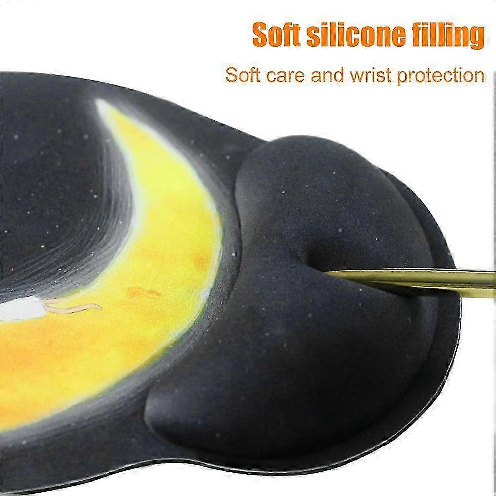 Keyboard Pad Wrist Rest and Mouse Pad with Wrist Support Ergonomic Mouse Pads with Non Slip Base for Home Office Computer Laptop