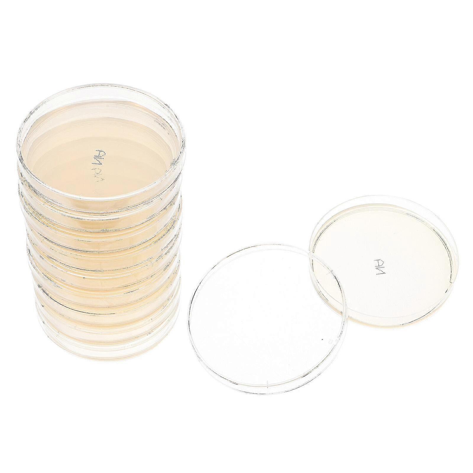 10db Petri csészék agarral Laboratóriumi agar lemezek Általános növekedési közeg