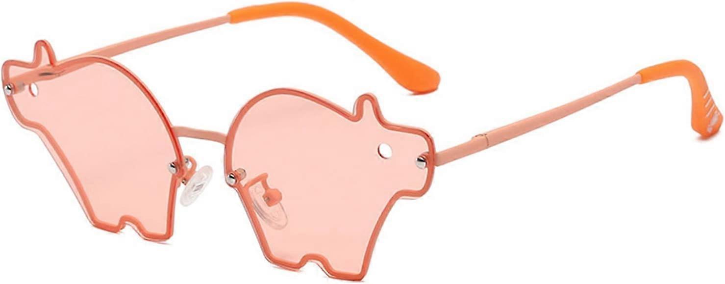 Solglasögon för barn Solglasögon för småbarn Metall flodhäst solglasögon Glasögon för barn pojkar flickor 5-16 år