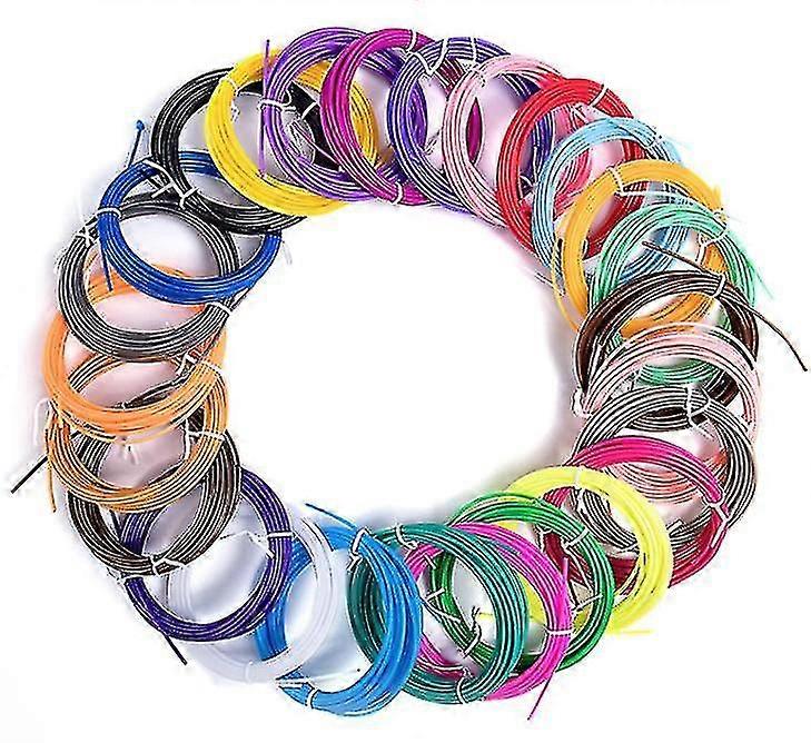 20+ Cores Pla 3d Printing Pen Filament Refis