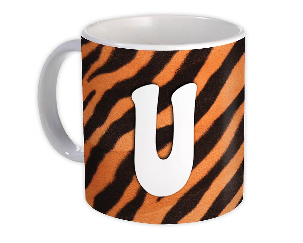 Gave krus: Monogram Brev U Tiger