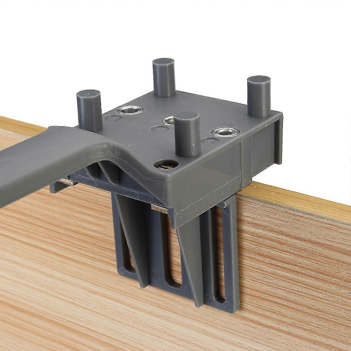 Handheld Quick Dowelling Jig Drill Bit Dowel Locator Guide Woodworking Carpe Grey