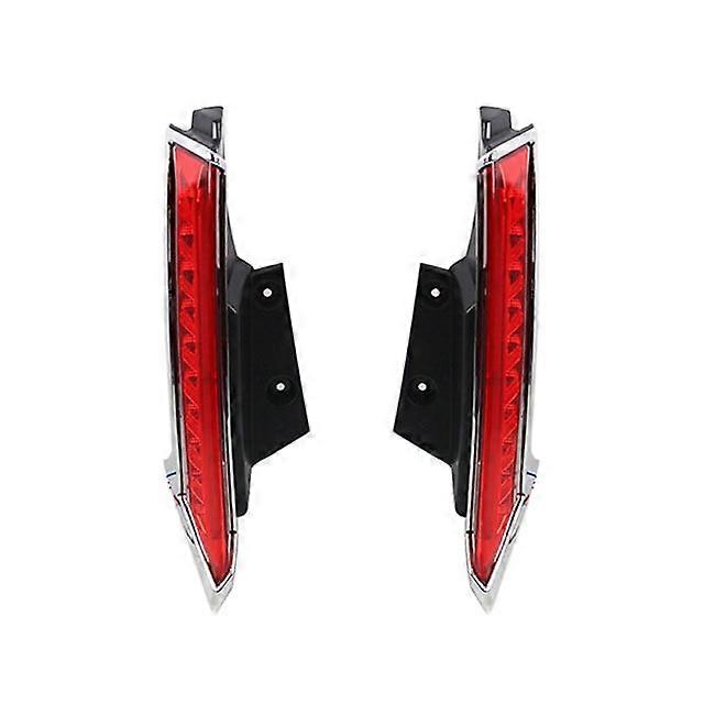 1 Pair LED DRL Rear Bumper tail light fog lamp Brake Lights Signal lamp For Nissan Xtrail X-trail X trail Rogue 2014 - 2020