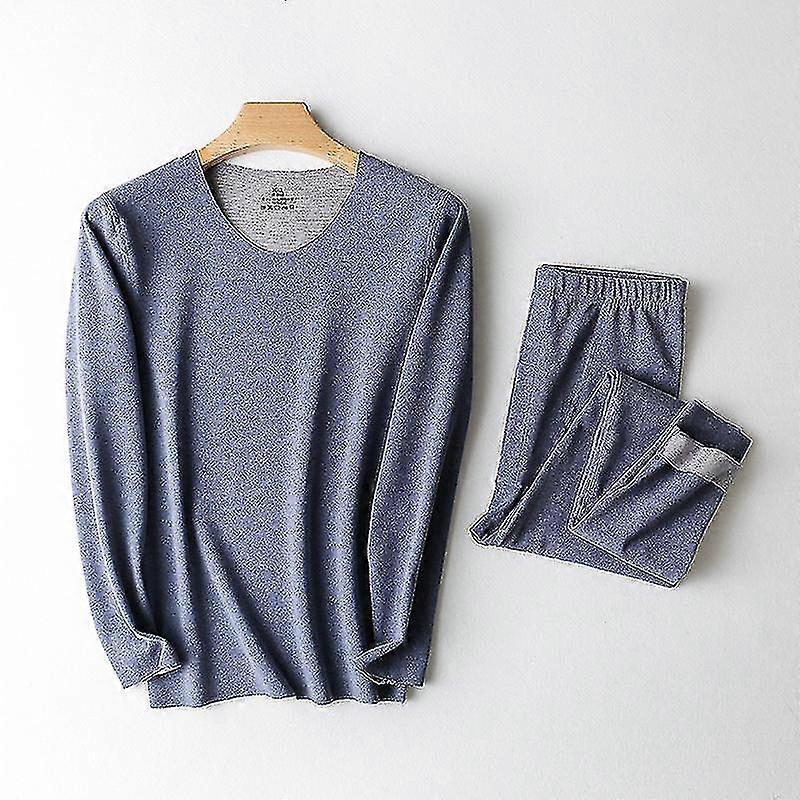 Heren Ondergoed Set Base Layer Fleece Gevoerd Soft Top Bm