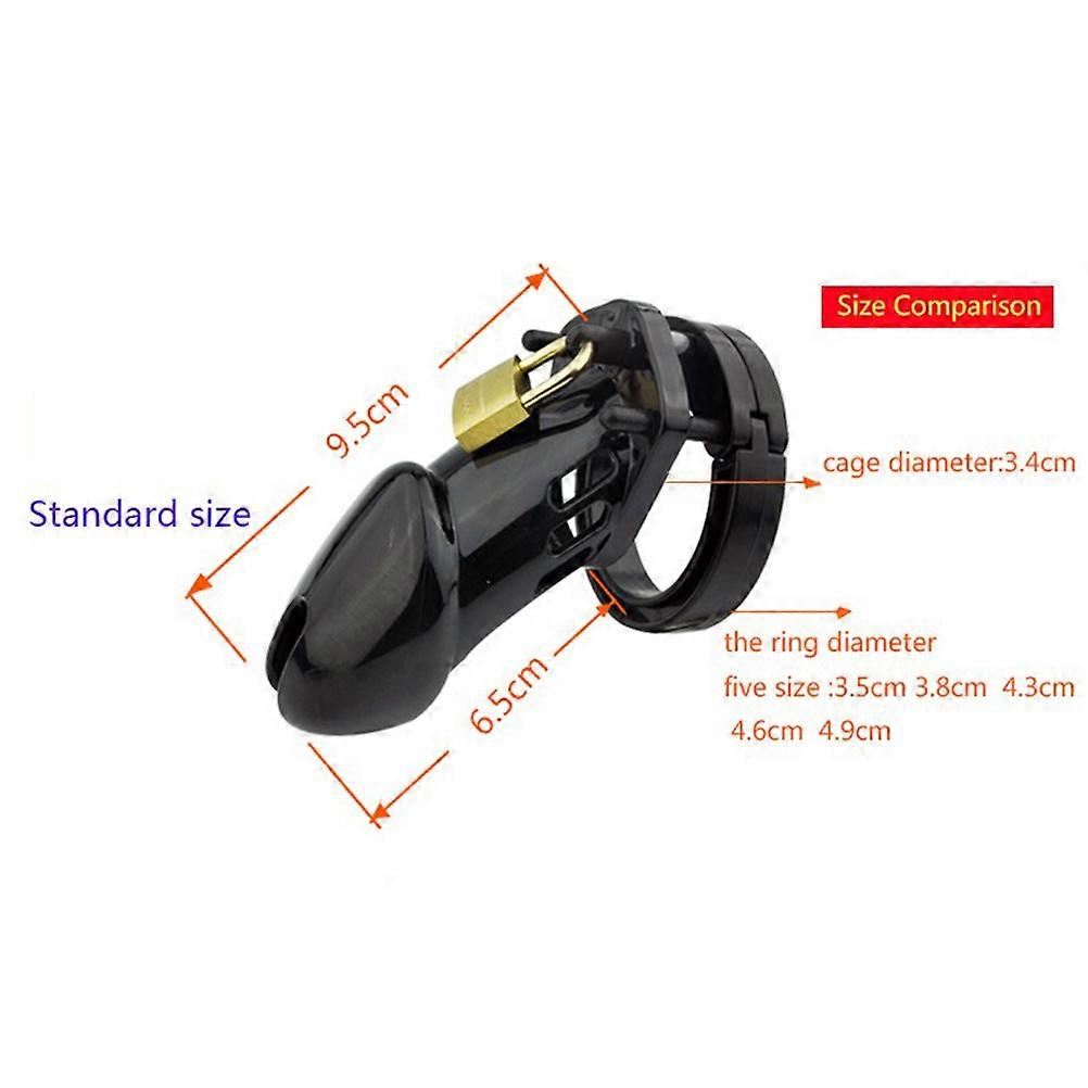 Male Chastity Lock with Key Plastic Control Equipment for Men