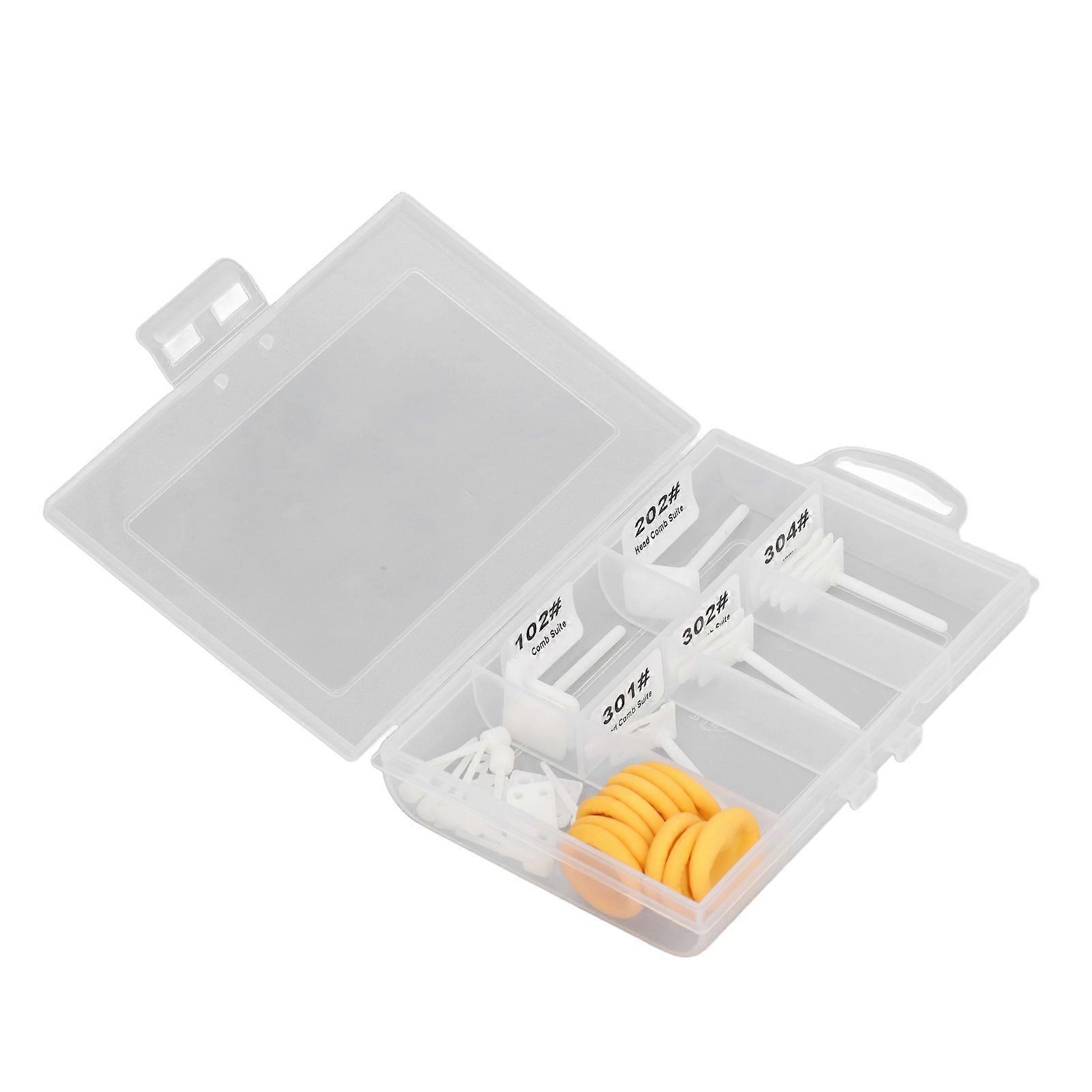 HDD Magnetic Head Repair Tool for Data Recovery - 16 Combs 10 Finger Sleeves Storage Box