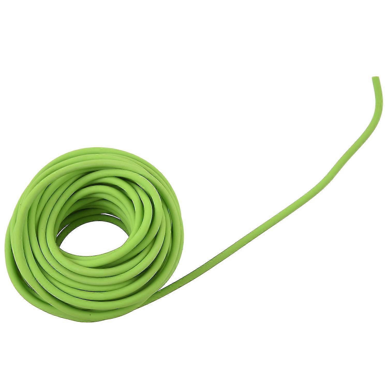 Tubing Exercice Rubber Resistance Band Catapult Dub Elastic, Vert 10m