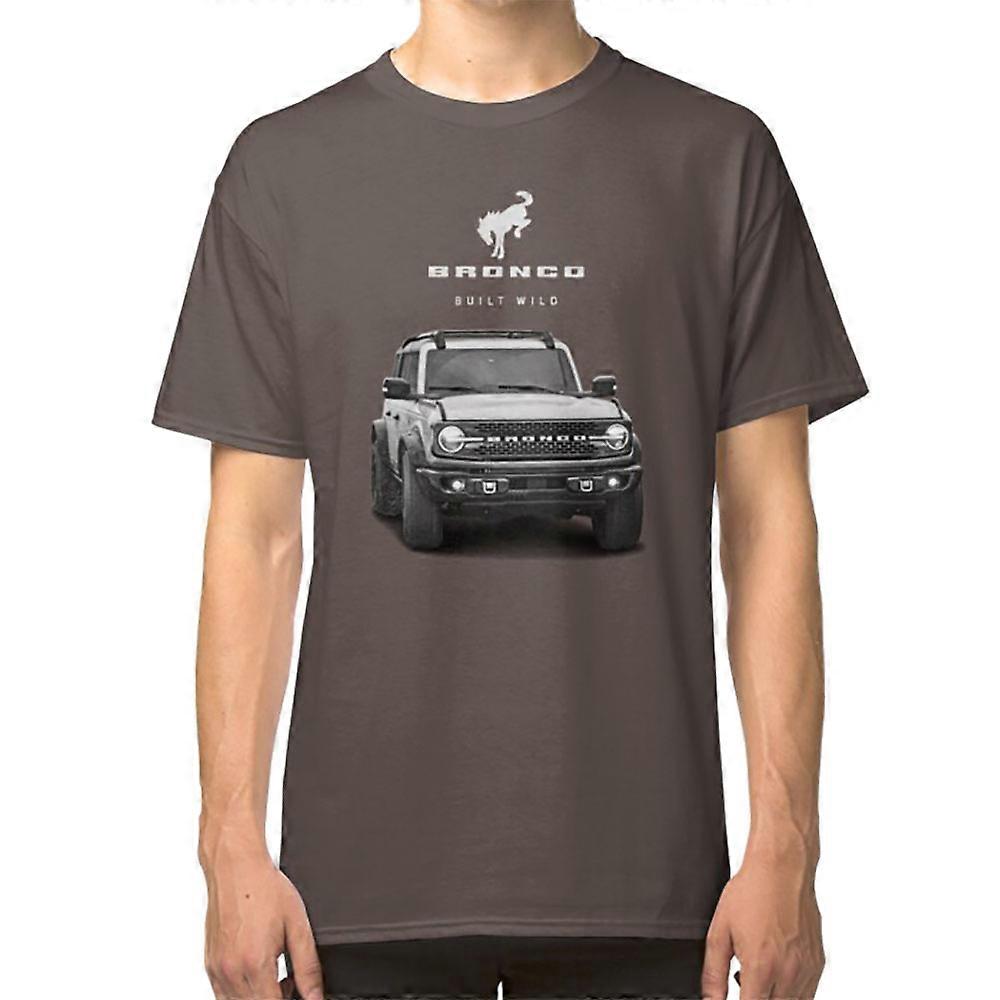 Bronco en Logo - Oxford Wit T-shirt