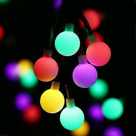 Solar Powered LED String Lights (30 Colored Lights)