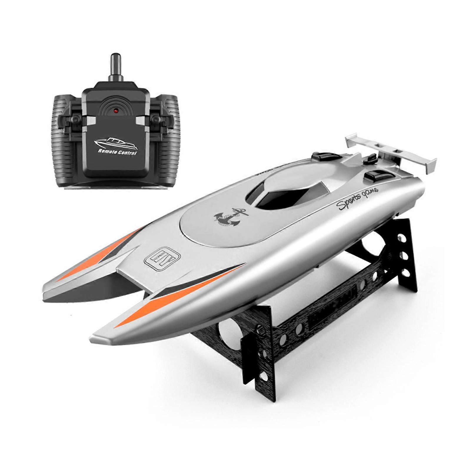 Remote Control Speed Boat, 30km/h High-Speed RC Boat for Pools & Lakes, Reverse Function, Toy Gifts for Kids & Adults