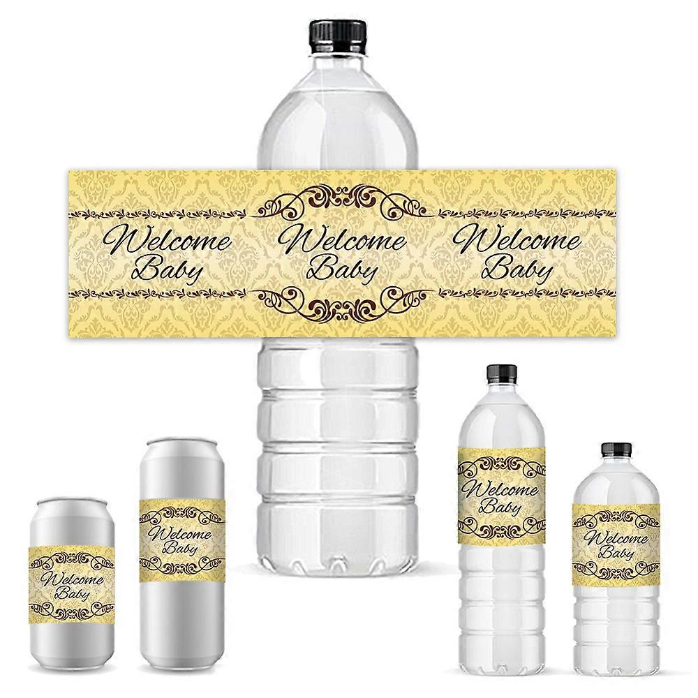 30Sheet Bottle Label Adhesive Stickers Rectangle Word 216x64mm