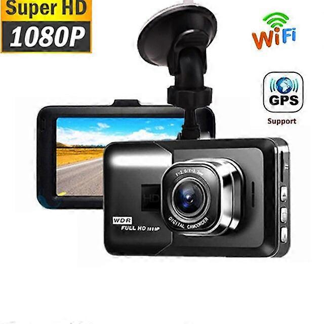 Dash Cam WiFi Full HD 1080P Car DVR Rear View Video Recorder Black Box Night Vision G-sensor Auto Dashcam Car Camera GPS Tracker