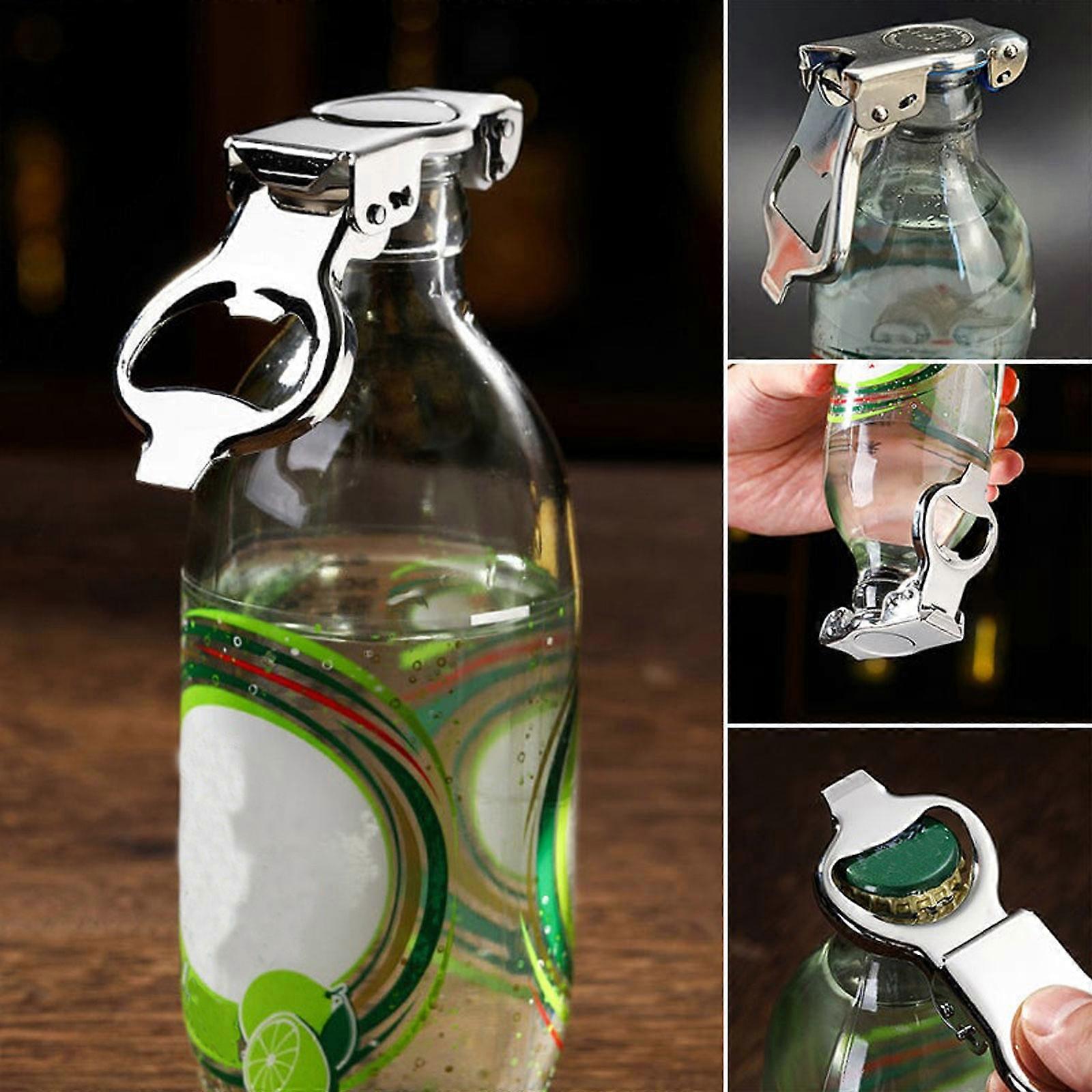 Stainless Multi-function Kitchen Gadget Bottle Can Wine Jars Lid Opener Too