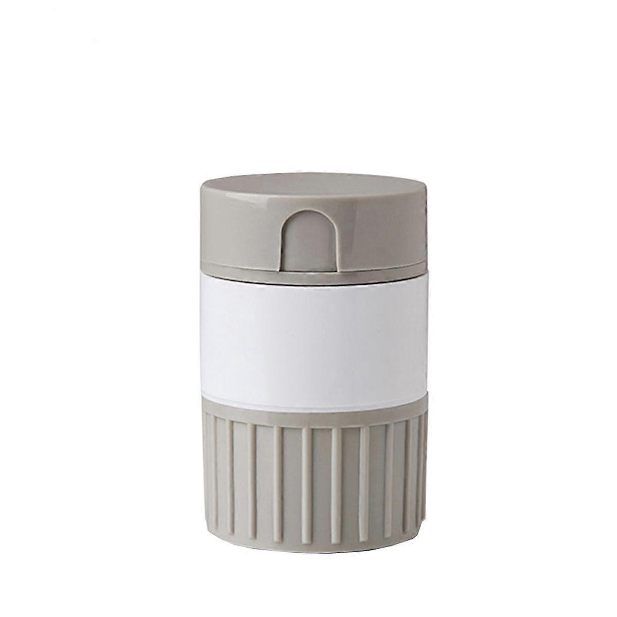 Round Tablet Crusher Pill Grinder Medicine Splitter and Storage Box