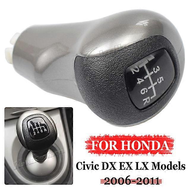 54102-SNA-A01 6 Speed Car Gear Shift Knob Manual Gear for Honda Civic DX EX LX 2006 2007 2008 2009 2010 2011