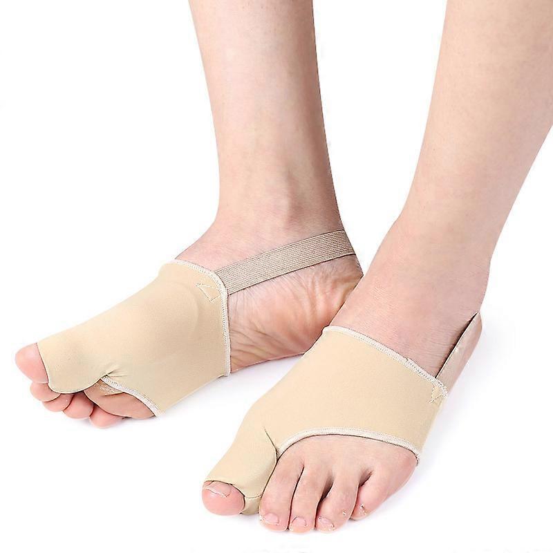 Bunion Corrector, Big Toe Straightener 1 Pair Bunion Splint Protective Sleeves with Silicone Gel Pad and Toe Separators for Hallux Valgus Corrector Pa