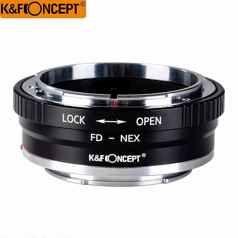 K&F CONCEPT FD-NEX II Pierścień adaptera obiektywu aparatu do obiektywu Canon FD do korpusu aparatu Sony NEX z mocowaniem typu E NEX NEX NEX3 NEX5 NEX5N NEX7