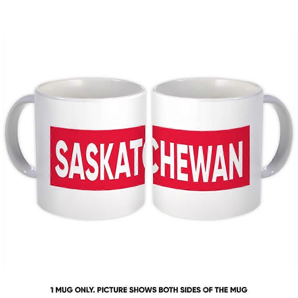 Geschenkbecher: Saskatchewan Kanada Rot