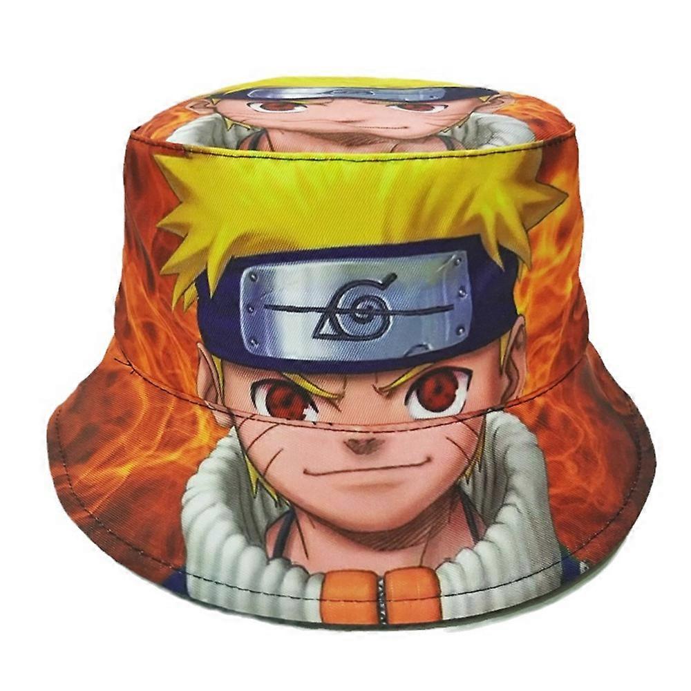 Anime Characters Print Kids Boys Girls Beanie Sunhat Bucket Hats Fisherman Hat Caps