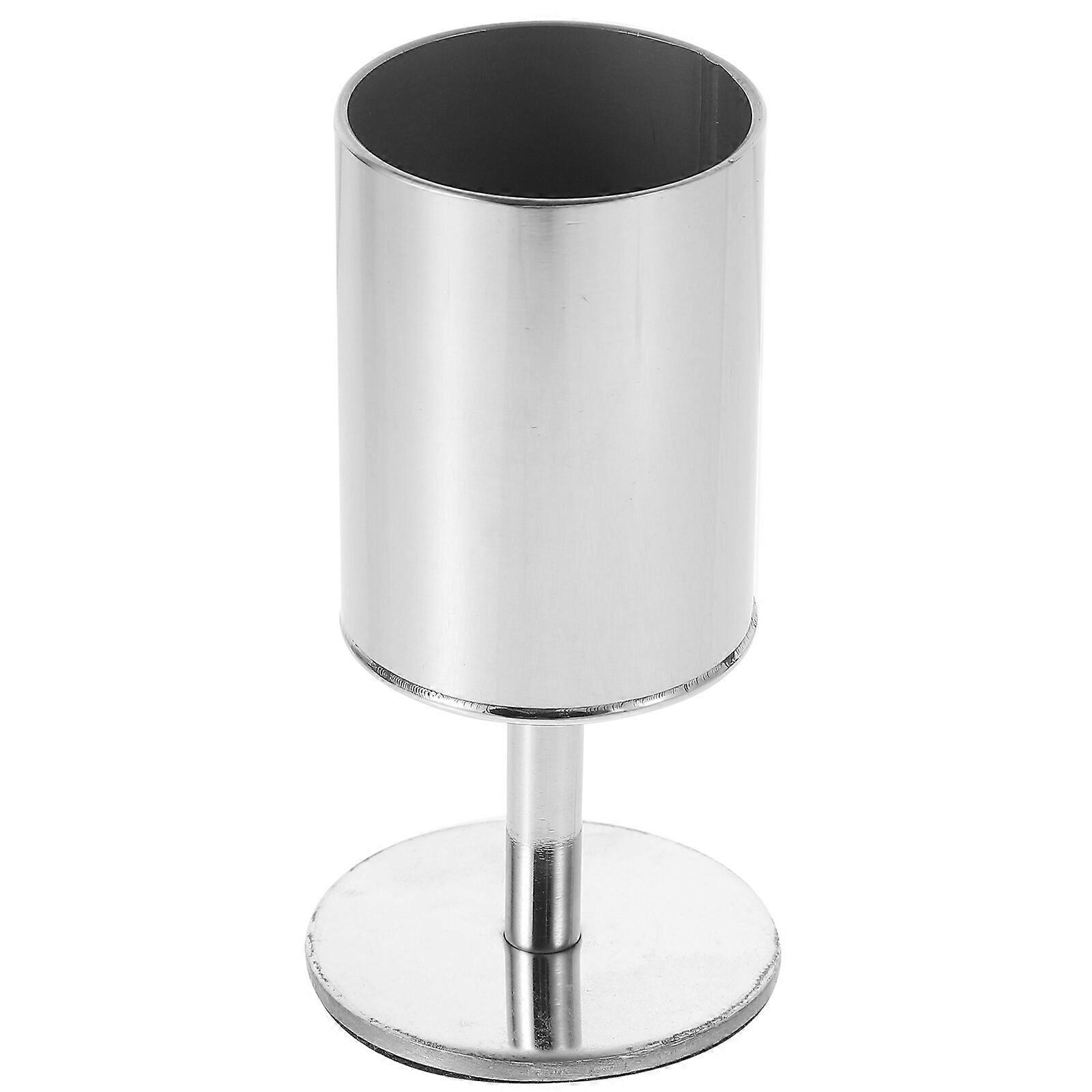 Desktop Toothpick Box Reusable Metal Toothpicks Holder Fruit Pick Container Box