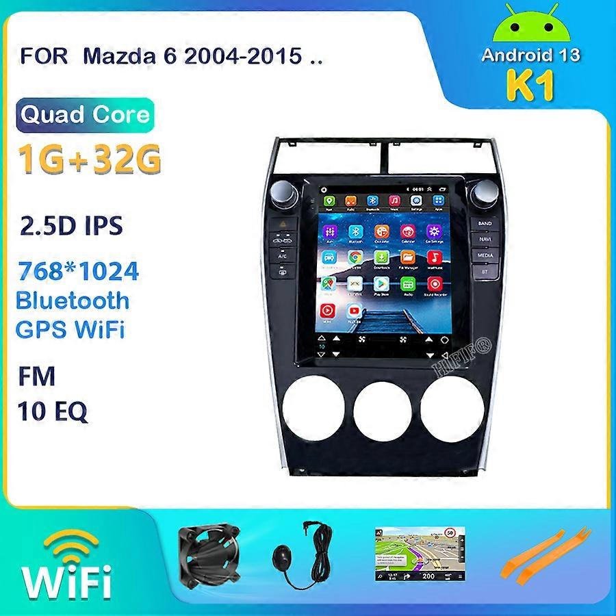 Car Radio Stereo 2 Din Android 13 For Mazda 6 Mazda 6 2004 - 2015 Multimedia Video Player Auto GPS Navigation Carplay