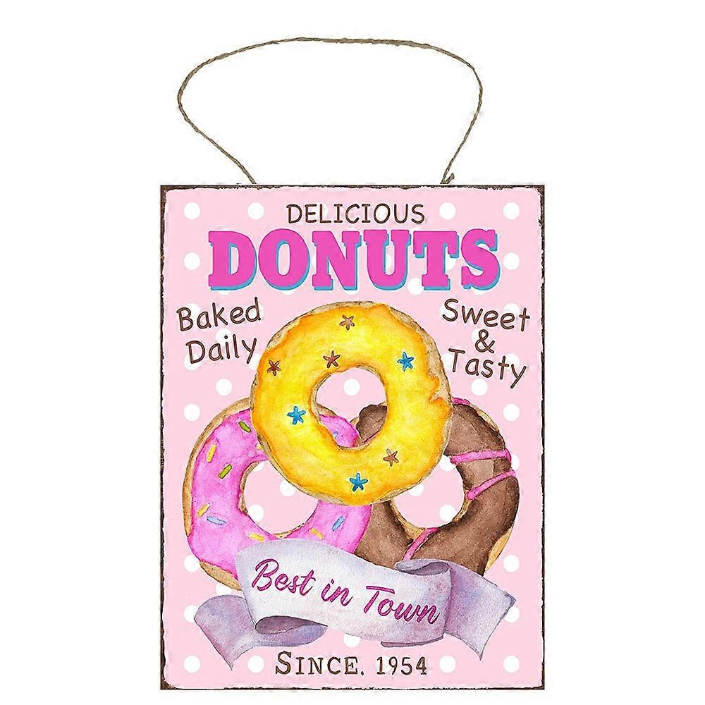 Delicious Donuts Kitchen Printed Handmade Wood Sign
