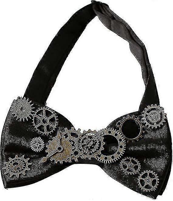 Steampunk Gears Bowtie Retro Costume Accessory