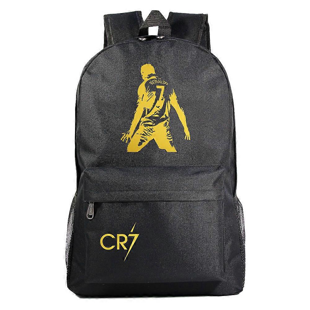 حقيبة ظهر CR7 مع شحن USB ، مثالية للبنين والبنات ، تناسب الكمبيوتر المحمول ، حقائب مدرسية مع قفل سرقة An-ti ، رائعة للسفر موتشيلا
