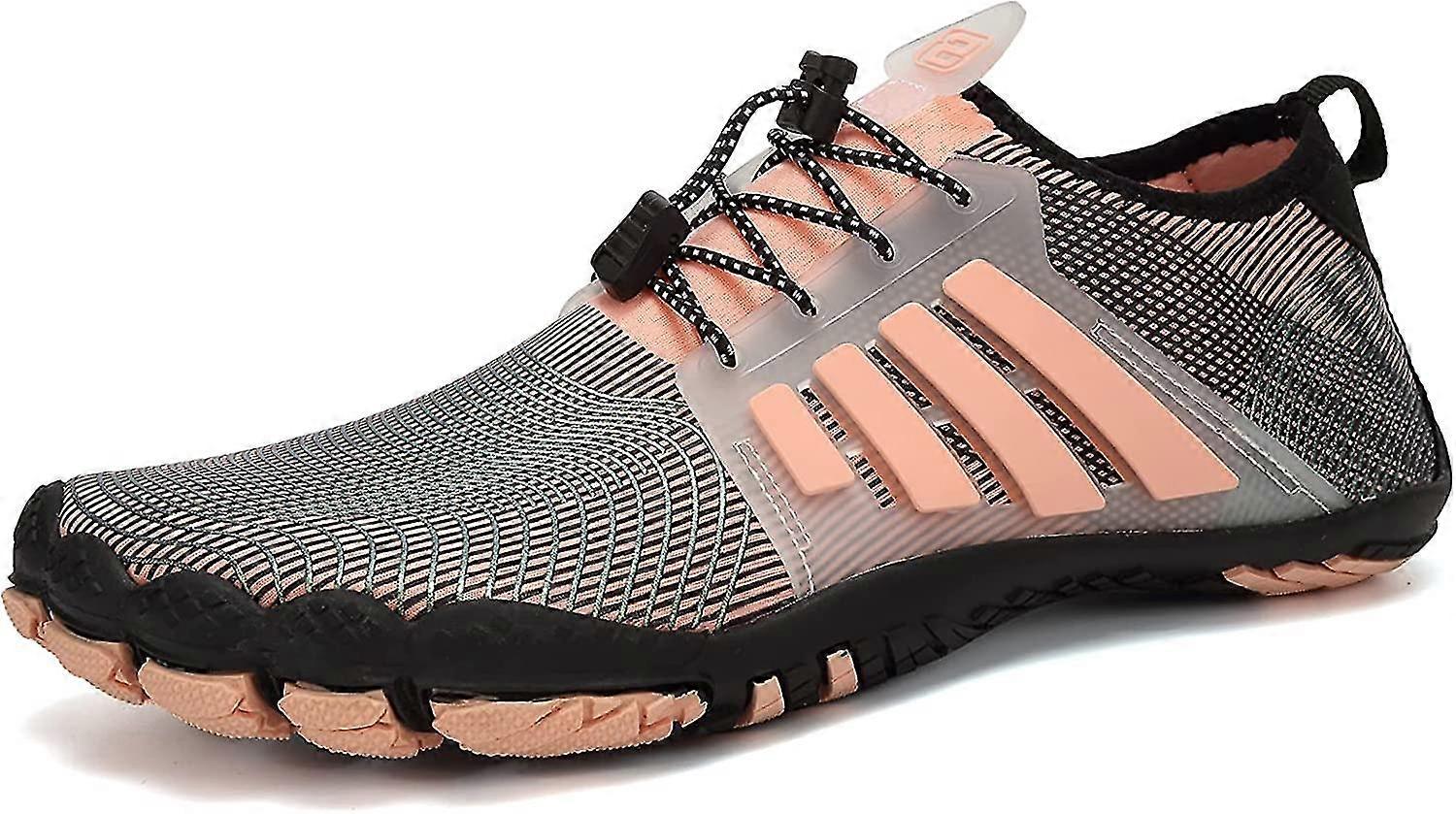 Scarpe A Piedi Nudi Da Uomo Da Donna Scarpe Da Acqua Trail Running Da Spiaggia Scarpe Da Ginnastica Per Palestra Nuoto Snorkeling Surfing-11 UK-Orange 26