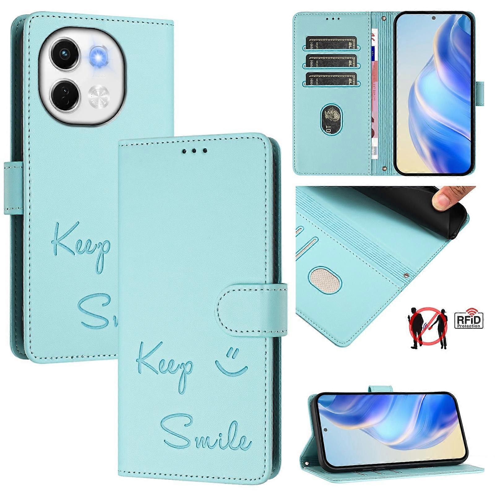 Smile RFID Leather Case For Tecno Spark 30 5G