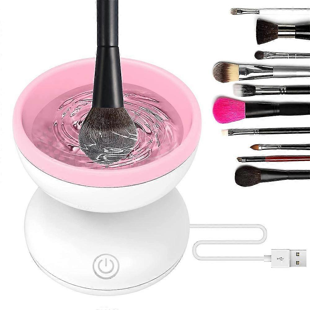 Electric Automatic Makeup Brush Cleaner Cosmetic Brush Cleaning Device Usb Rechargeable