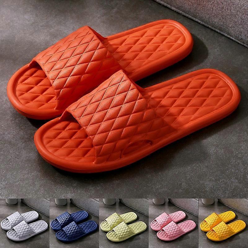 Solid Color Soft Slippers Bathroom Slippers Home Outdoor Use Slippers