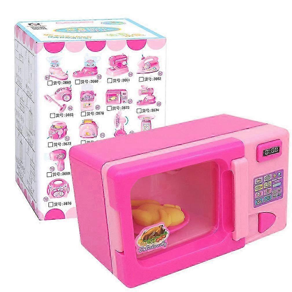 Mini Electric Simulation Microwave Oven Toy for Children