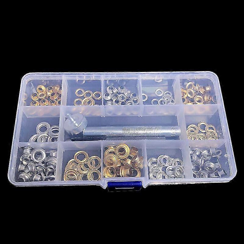 120pcs Grommets Durable Clothing Metal Eyelets Button With Installation Tool