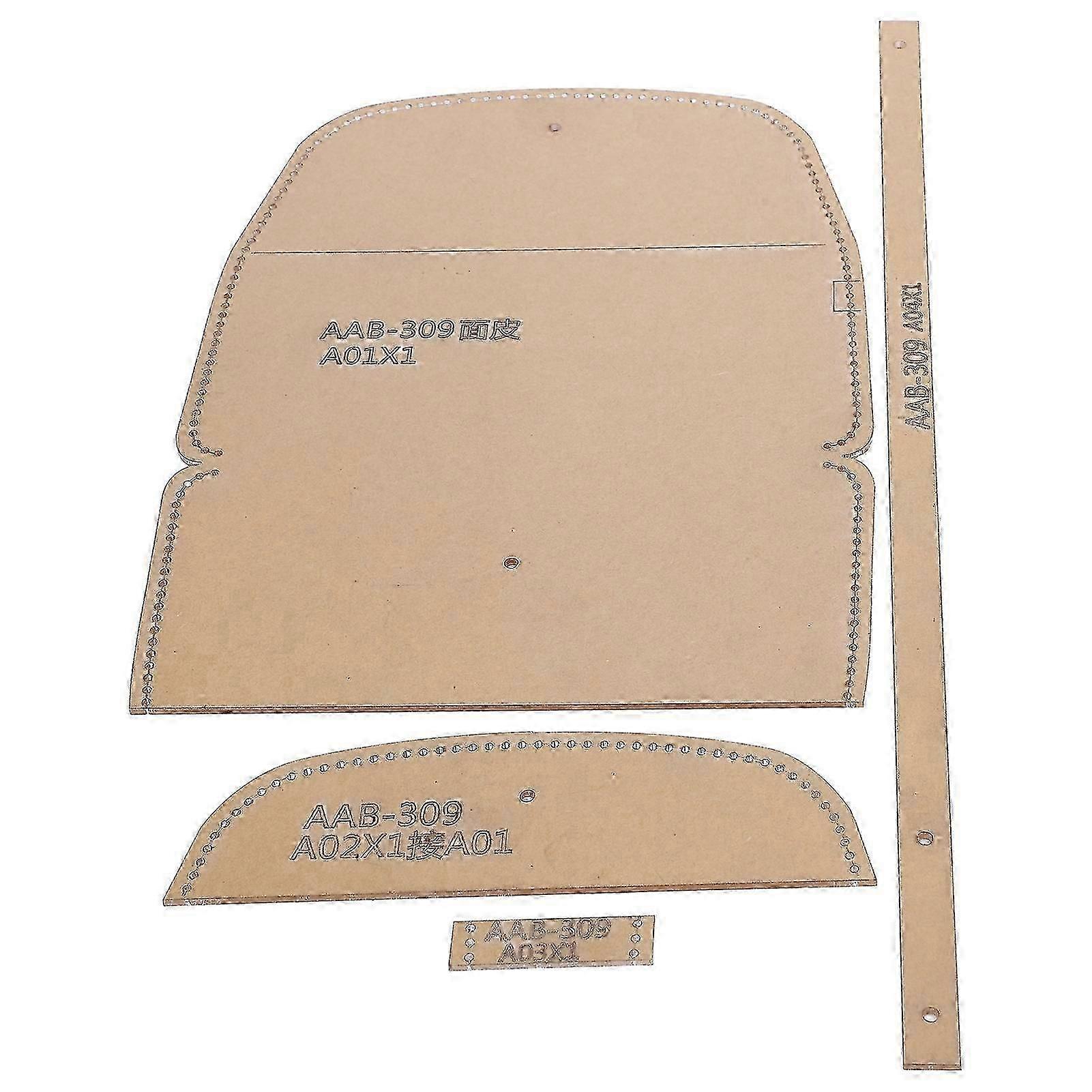 Acrylic Handmade Template Long Wallet Pattern Handbag Craft Making Supplies Aab309