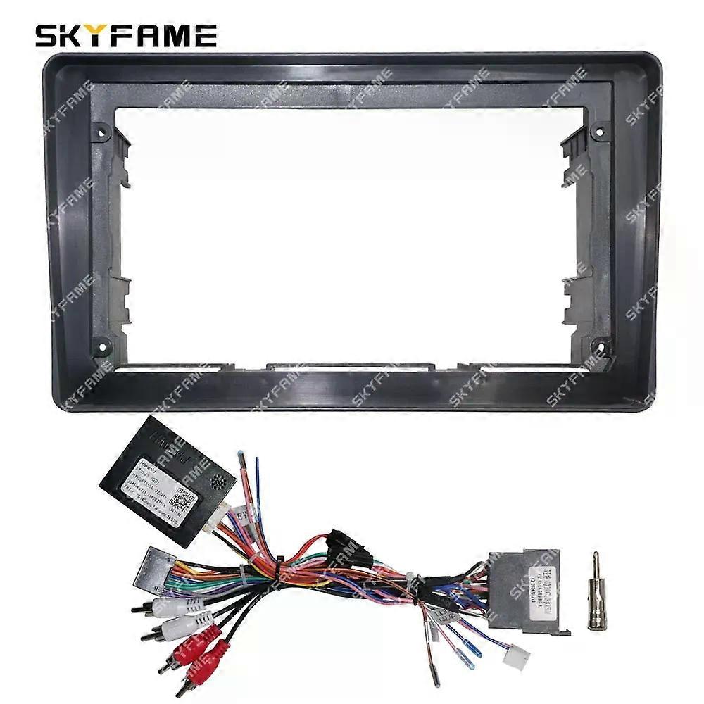 Applies to Car Frame Fascia Adapter Canbus Box Decoder Android Radio Dash Fitting Panel Kit For Fiat Panda