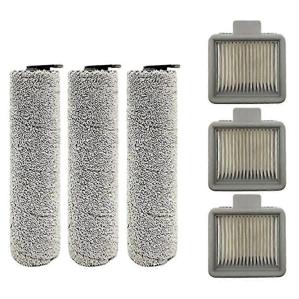 3sets Roller Brush Filter For Dreame H11 Max Electric Vacuum Cleaner