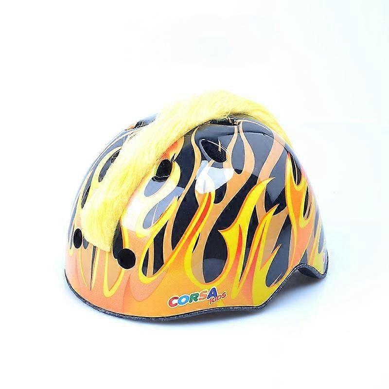 Casco de bicicleta para niños pequeños star flame S