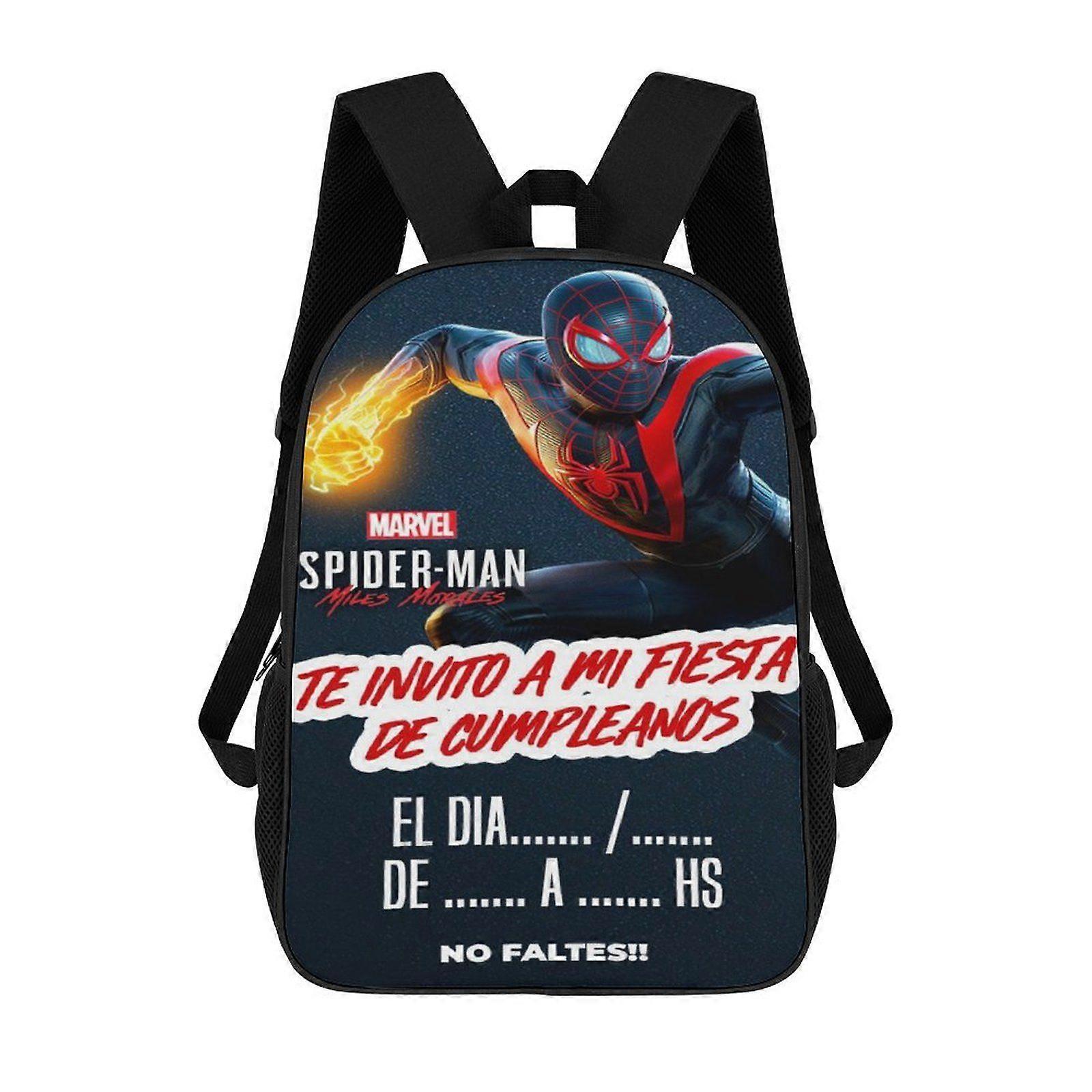 i2238 Miles Morales Backpack Shoulders DaypackBag Work Travel Classic Unisex Backpack kli2238