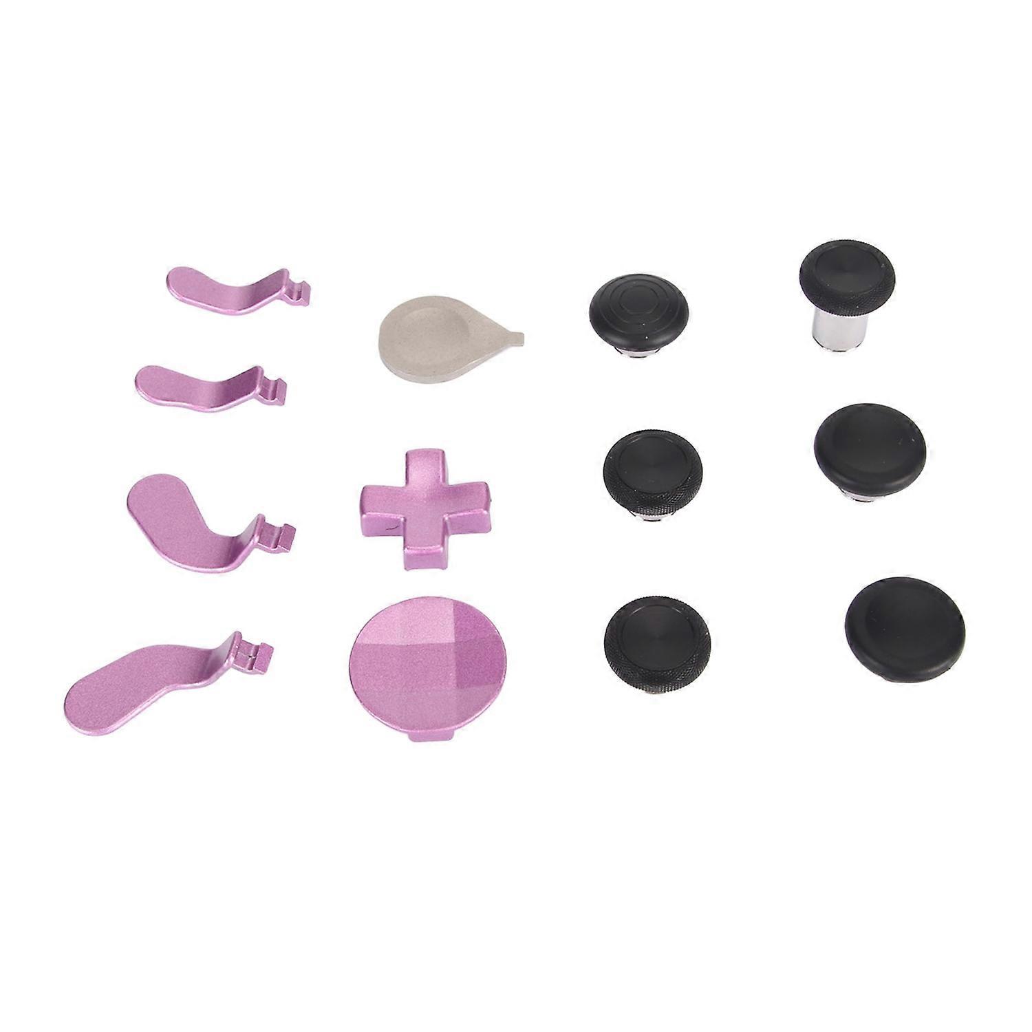 Replacement Thumbsticks Kit Sensitive Magnetic Metal Thumbsticks for Xbox One Elite Series 2 Purple