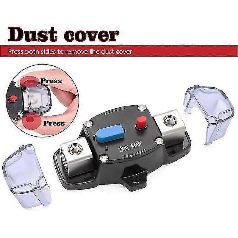 Auto Fusibile Interruttore Protezione Stereo Impermeabile 12V 60A-300A - Foto 9