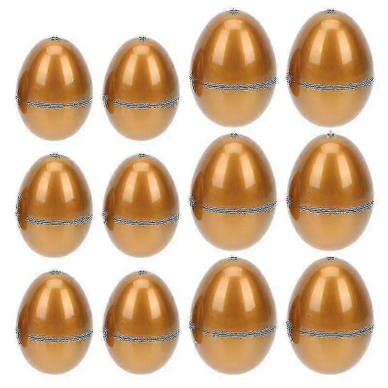 12pcs Easter Golden Eggs Empty Boxes Eggs Gift Boxes Chocolate Boxes Easter Egg Adorns
