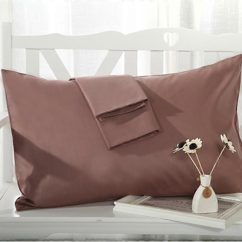 2x 100% Egyptian Cotton Pillows Covers Pillowcases Pillow Case New Soft 300 Thread Count Queen Size