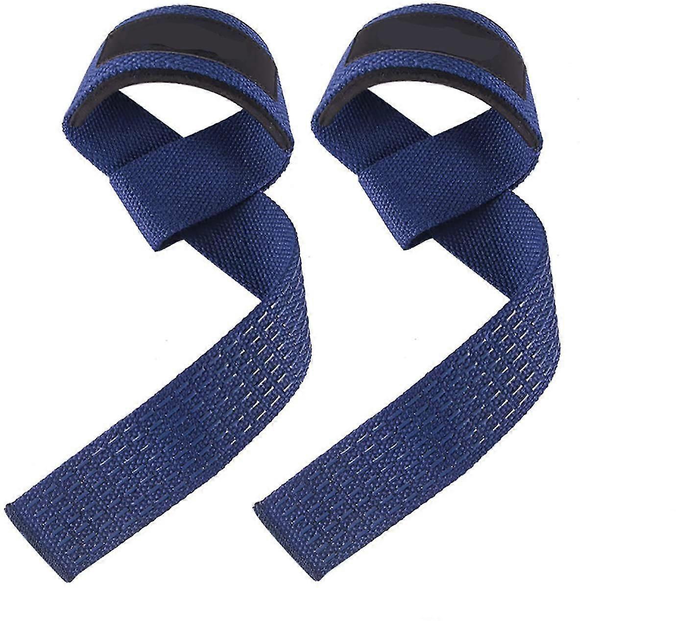 Cotton Hard Pull Wrist Lifting Straps Grips Band-deadlift Straps With Neoprene Cushioned Wrist Padded And Anti-skid Silicone