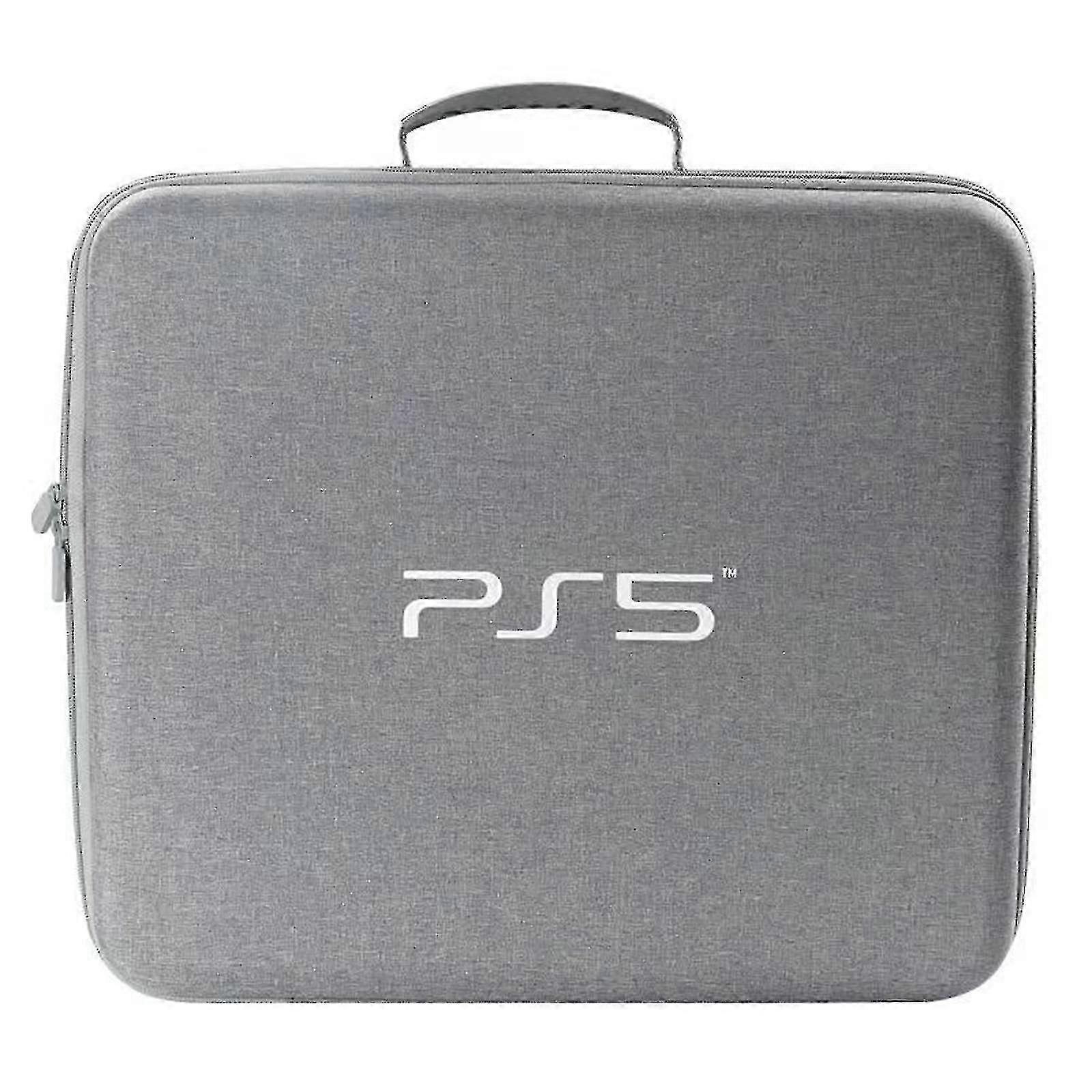 PS5 Travel Carrying Case - 2023 Protective Bag with Adjustable Handle and Storage for Console