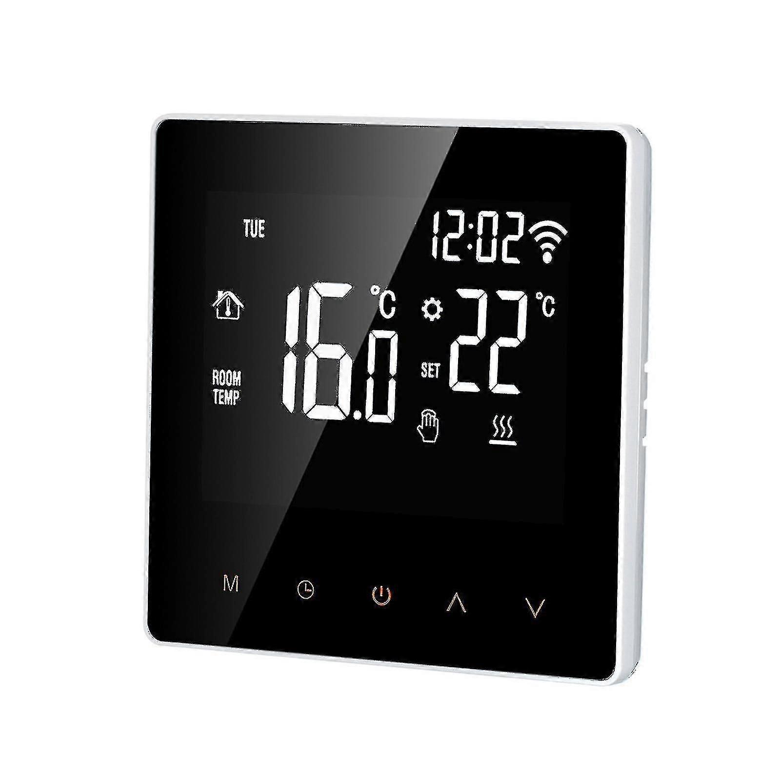 Wi-fi Smart Thermostat Digital Temperature Controller Tuya App Control Lcd Displaytouch Screen Week Programmable Electric Floor Heating Thermostat com