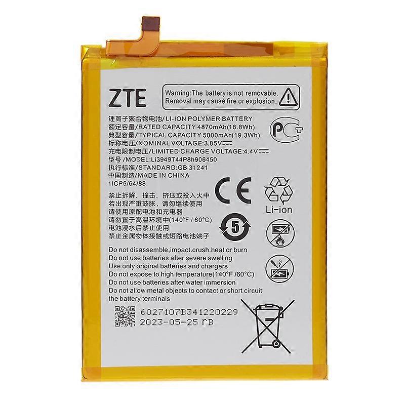 For ZTE Blade 20 3.85V 4870mAh Rechargeable Li-Polymer Assembly Part (Encode: LI3949T44P8H906450)